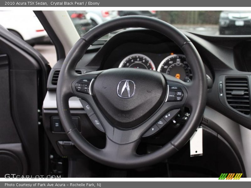 Crystal Black Pearl / Ebony 2010 Acura TSX Sedan