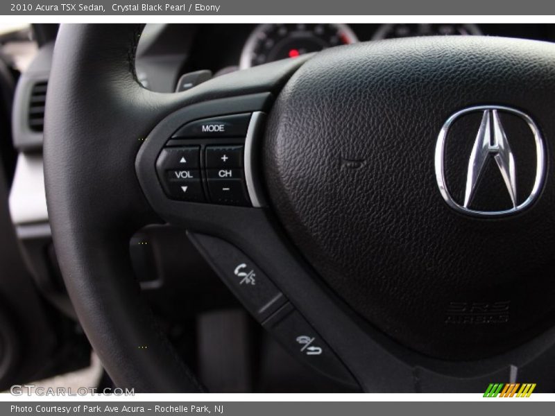 Crystal Black Pearl / Ebony 2010 Acura TSX Sedan