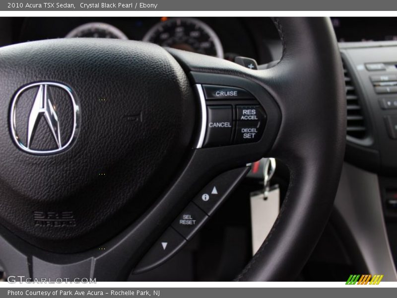 Crystal Black Pearl / Ebony 2010 Acura TSX Sedan