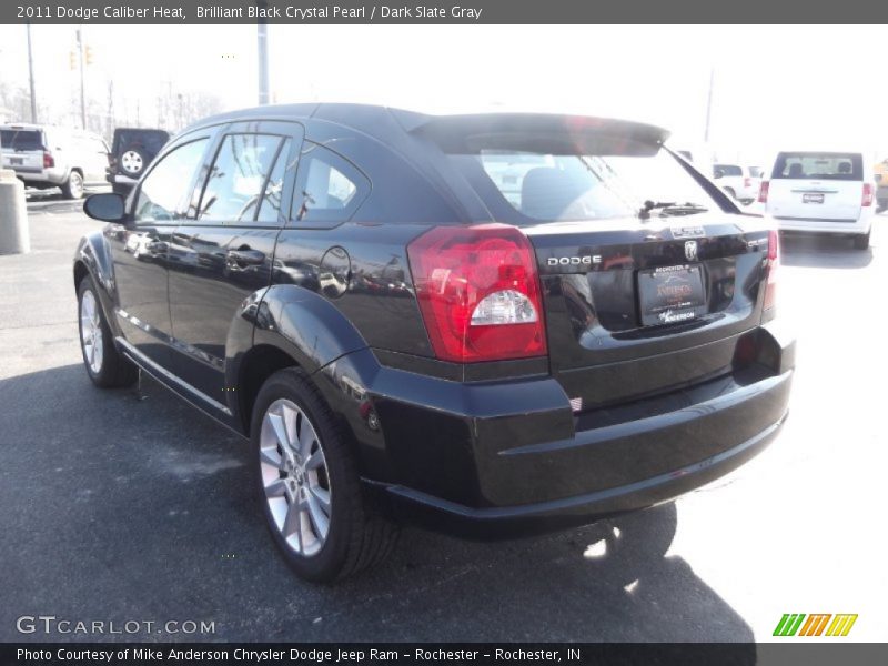 Brilliant Black Crystal Pearl / Dark Slate Gray 2011 Dodge Caliber Heat