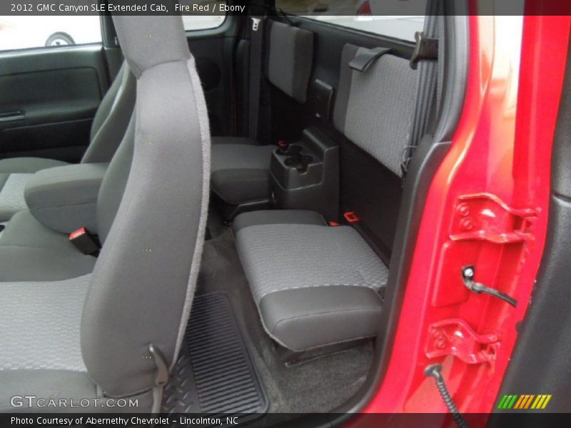 Rear Seat of 2012 Canyon SLE Extended Cab
