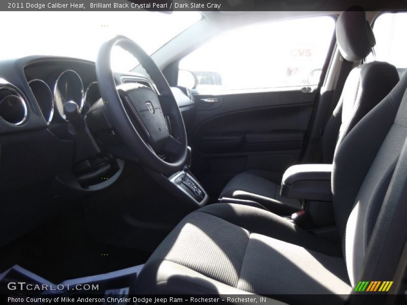 Brilliant Black Crystal Pearl / Dark Slate Gray 2011 Dodge Caliber Heat