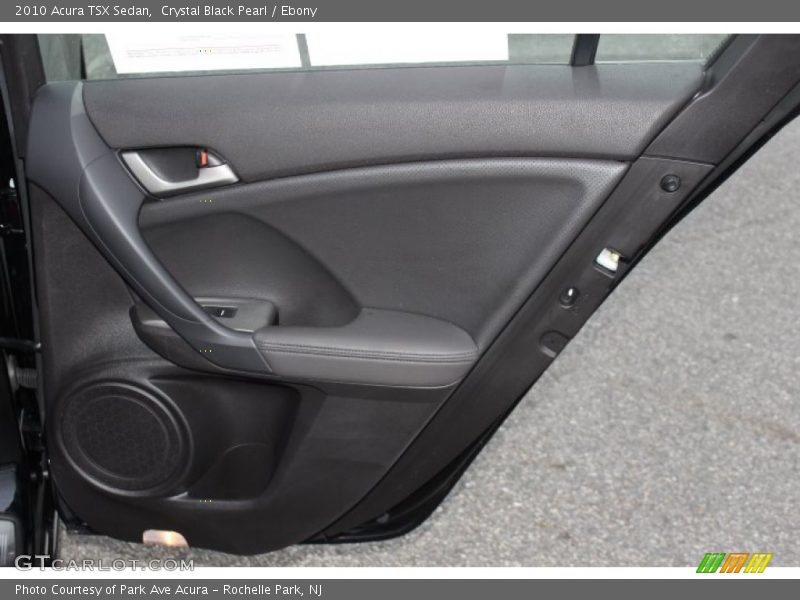 Crystal Black Pearl / Ebony 2010 Acura TSX Sedan