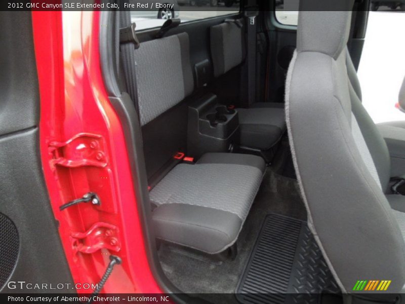 Rear Seat of 2012 Canyon SLE Extended Cab