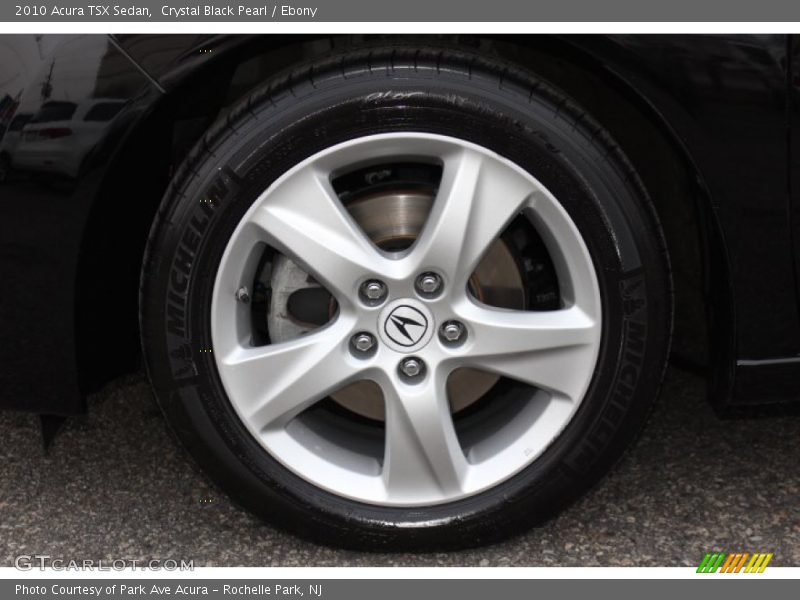 Crystal Black Pearl / Ebony 2010 Acura TSX Sedan