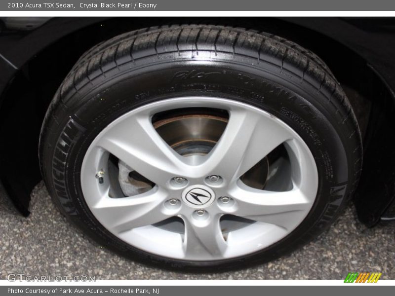 Crystal Black Pearl / Ebony 2010 Acura TSX Sedan