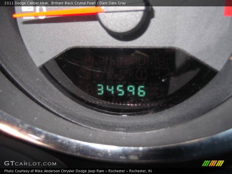 Brilliant Black Crystal Pearl / Dark Slate Gray 2011 Dodge Caliber Heat