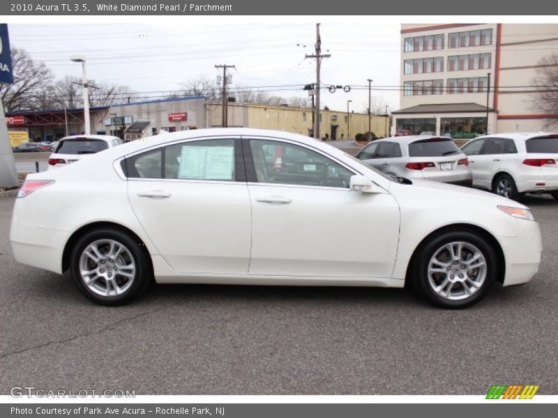White Diamond Pearl / Parchment 2010 Acura TL 3.5