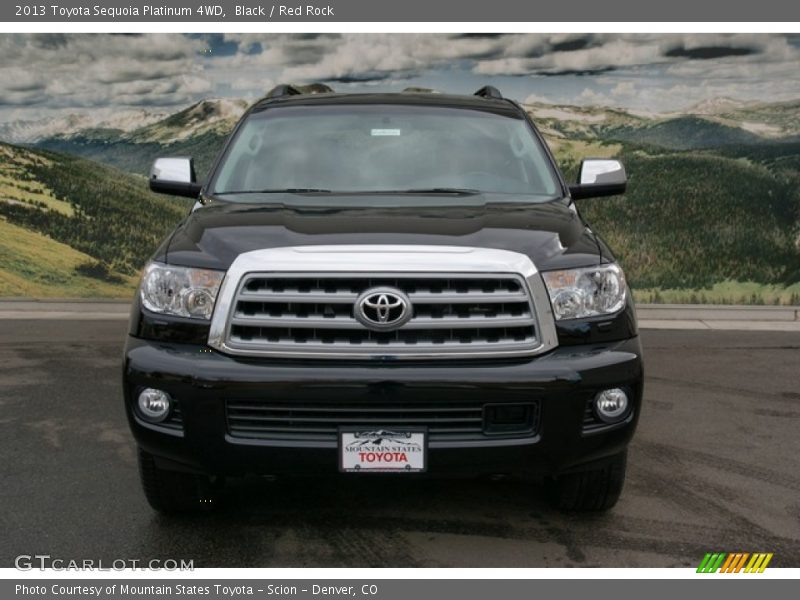 Black / Red Rock 2013 Toyota Sequoia Platinum 4WD