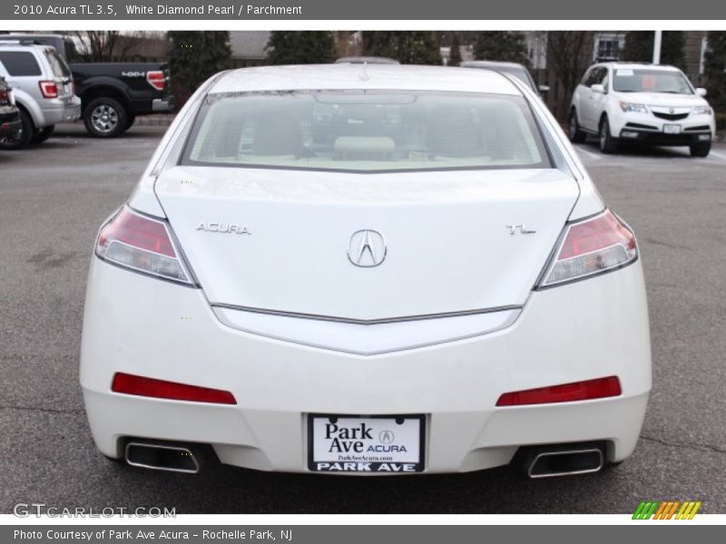 White Diamond Pearl / Parchment 2010 Acura TL 3.5