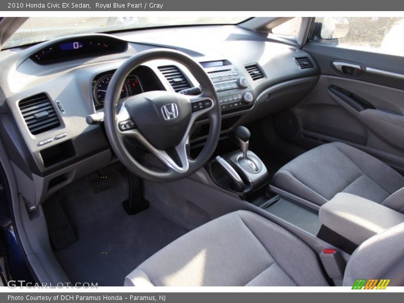 Gray Interior - 2010 Civic EX Sedan 