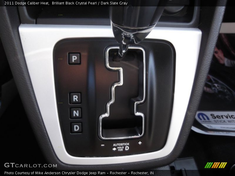 Brilliant Black Crystal Pearl / Dark Slate Gray 2011 Dodge Caliber Heat