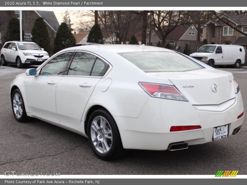 White Diamond Pearl / Parchment 2010 Acura TL 3.5