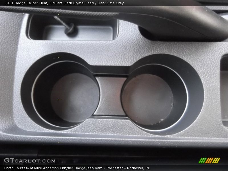 Brilliant Black Crystal Pearl / Dark Slate Gray 2011 Dodge Caliber Heat