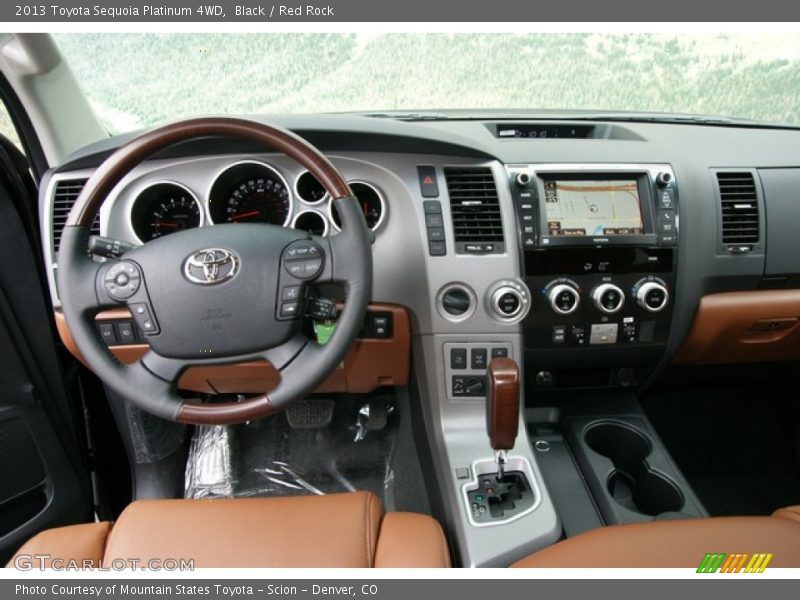 Dashboard of 2013 Sequoia Platinum 4WD