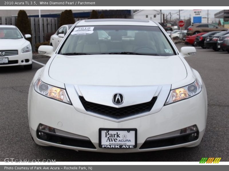 White Diamond Pearl / Parchment 2010 Acura TL 3.5