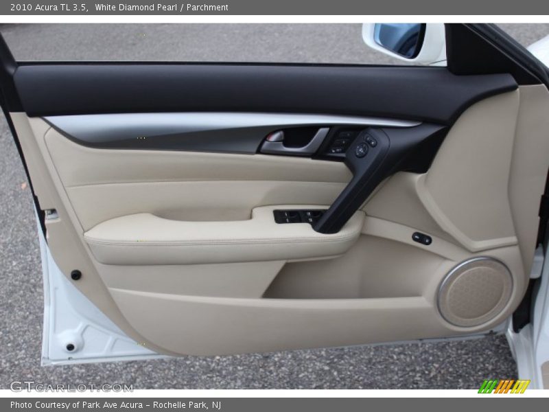 White Diamond Pearl / Parchment 2010 Acura TL 3.5