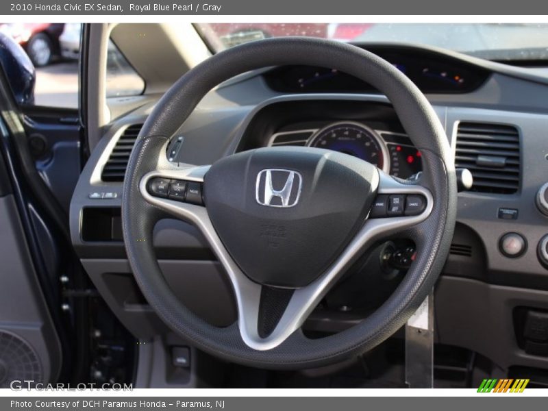 Royal Blue Pearl / Gray 2010 Honda Civic EX Sedan