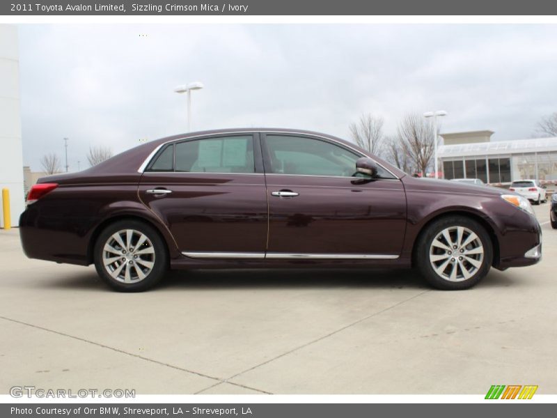 Sizzling Crimson Mica / Ivory 2011 Toyota Avalon Limited