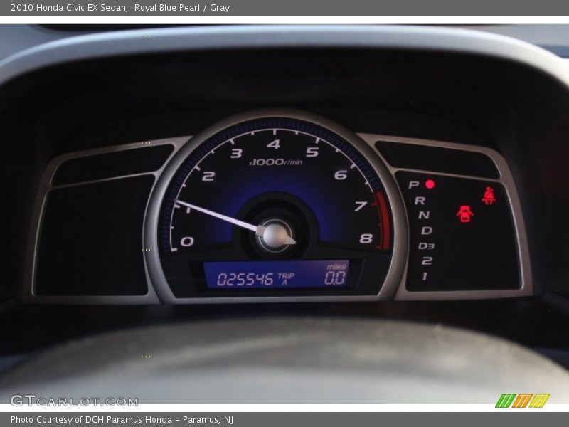 Royal Blue Pearl / Gray 2010 Honda Civic EX Sedan
