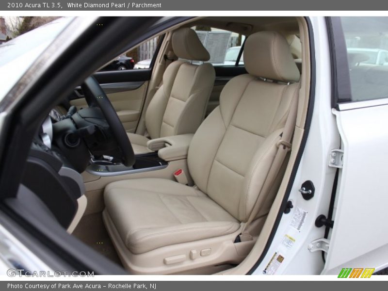 White Diamond Pearl / Parchment 2010 Acura TL 3.5