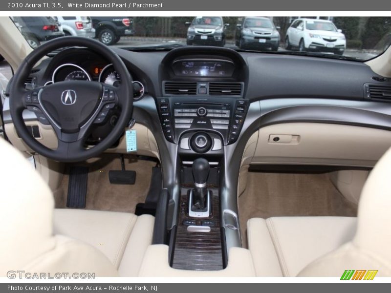White Diamond Pearl / Parchment 2010 Acura TL 3.5