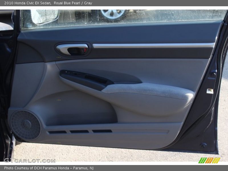 Royal Blue Pearl / Gray 2010 Honda Civic EX Sedan