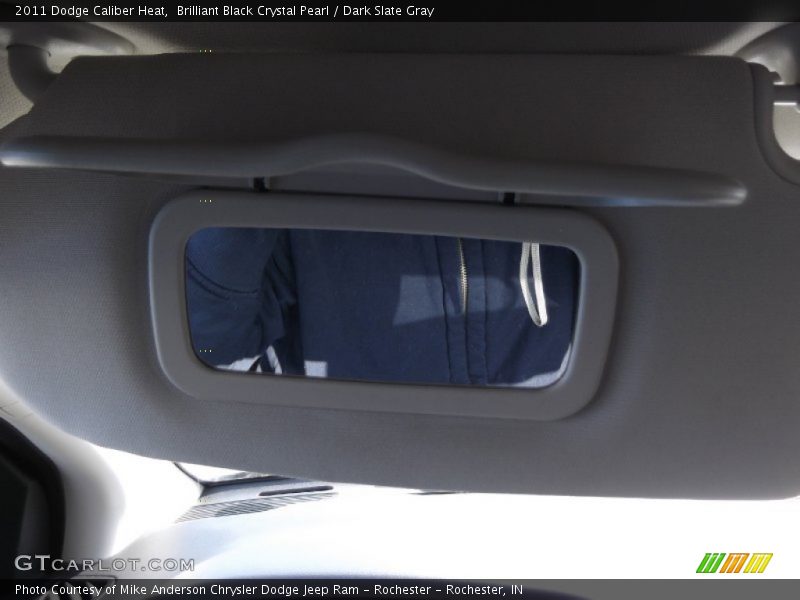 Brilliant Black Crystal Pearl / Dark Slate Gray 2011 Dodge Caliber Heat