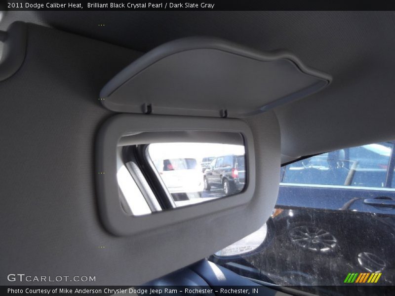Brilliant Black Crystal Pearl / Dark Slate Gray 2011 Dodge Caliber Heat
