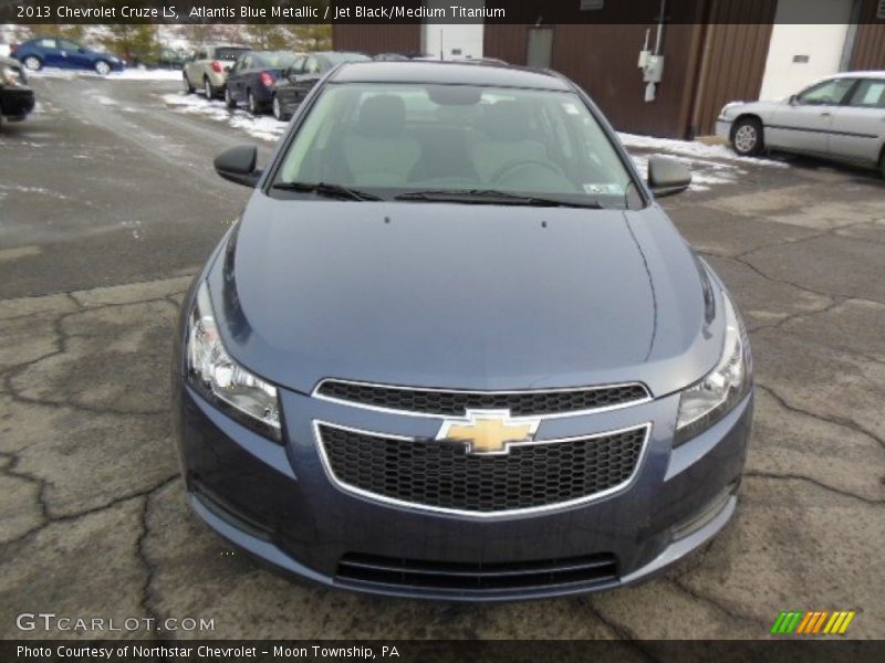 Atlantis Blue Metallic / Jet Black/Medium Titanium 2013 Chevrolet Cruze LS