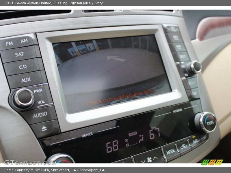 Sizzling Crimson Mica / Ivory 2011 Toyota Avalon Limited