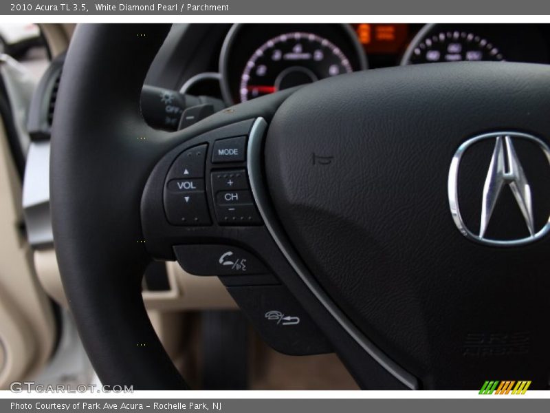 White Diamond Pearl / Parchment 2010 Acura TL 3.5