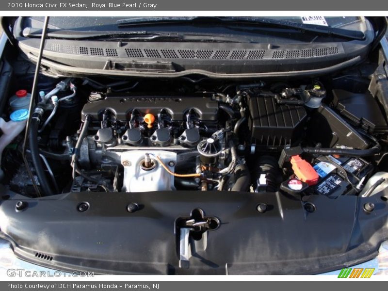Royal Blue Pearl / Gray 2010 Honda Civic EX Sedan