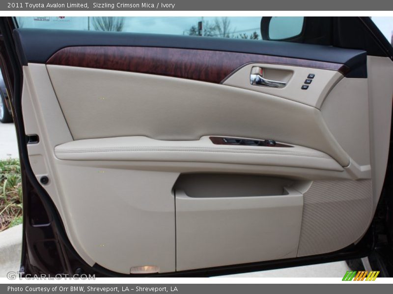 Sizzling Crimson Mica / Ivory 2011 Toyota Avalon Limited