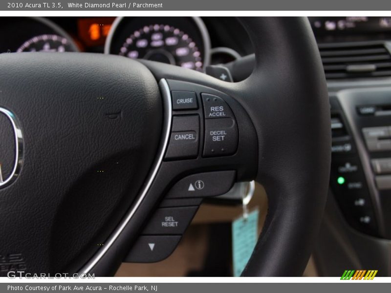 White Diamond Pearl / Parchment 2010 Acura TL 3.5