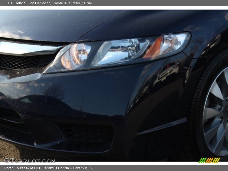 Royal Blue Pearl / Gray 2010 Honda Civic EX Sedan