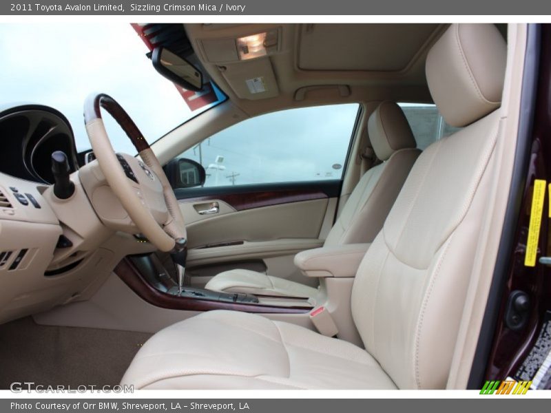 Sizzling Crimson Mica / Ivory 2011 Toyota Avalon Limited