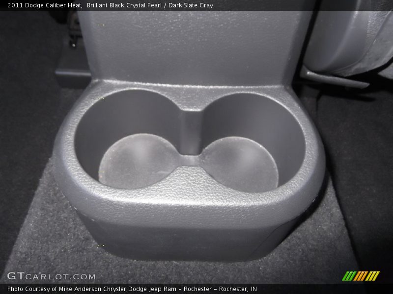 Brilliant Black Crystal Pearl / Dark Slate Gray 2011 Dodge Caliber Heat