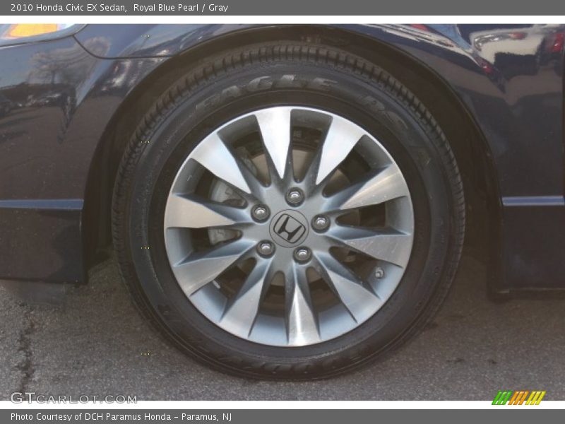 Royal Blue Pearl / Gray 2010 Honda Civic EX Sedan