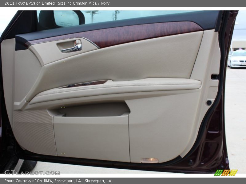 Sizzling Crimson Mica / Ivory 2011 Toyota Avalon Limited