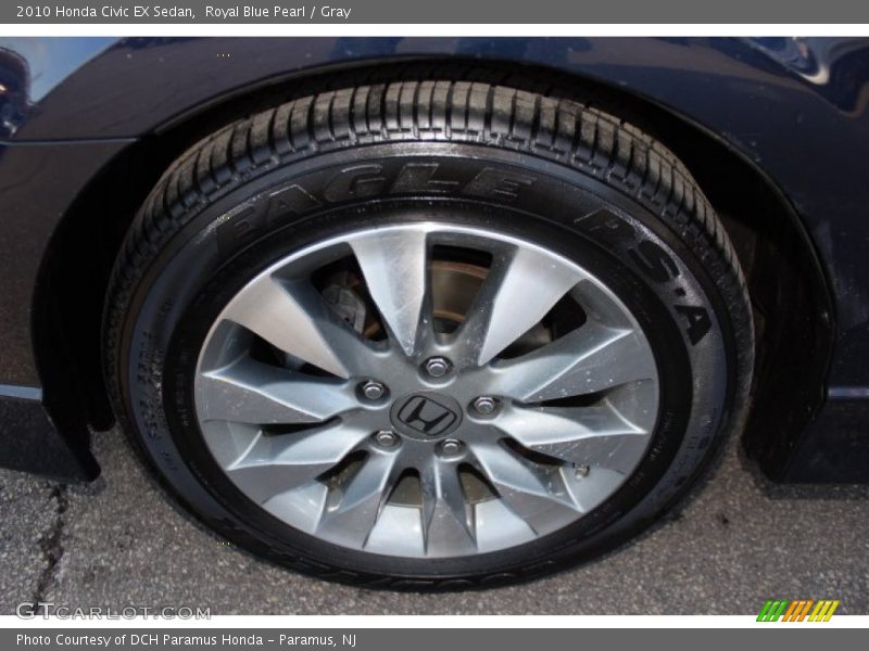 Royal Blue Pearl / Gray 2010 Honda Civic EX Sedan