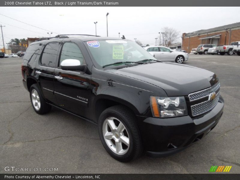 Black / Light Titanium/Dark Titanium 2008 Chevrolet Tahoe LTZ