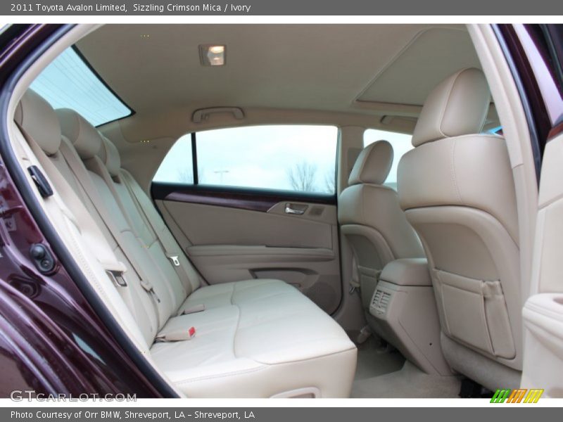 Sizzling Crimson Mica / Ivory 2011 Toyota Avalon Limited