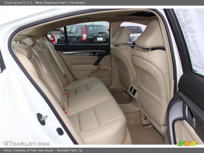 White Diamond Pearl / Parchment 2010 Acura TL 3.5