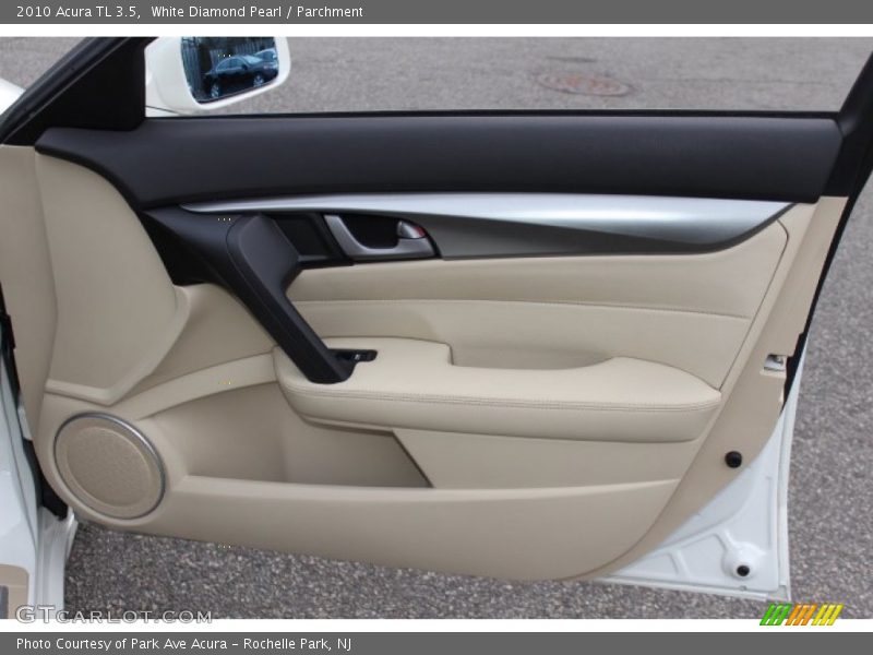 White Diamond Pearl / Parchment 2010 Acura TL 3.5