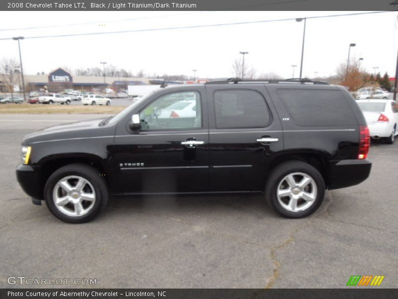 Black / Light Titanium/Dark Titanium 2008 Chevrolet Tahoe LTZ