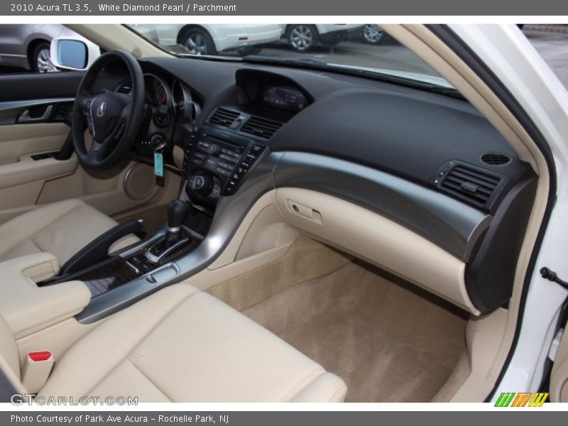 White Diamond Pearl / Parchment 2010 Acura TL 3.5