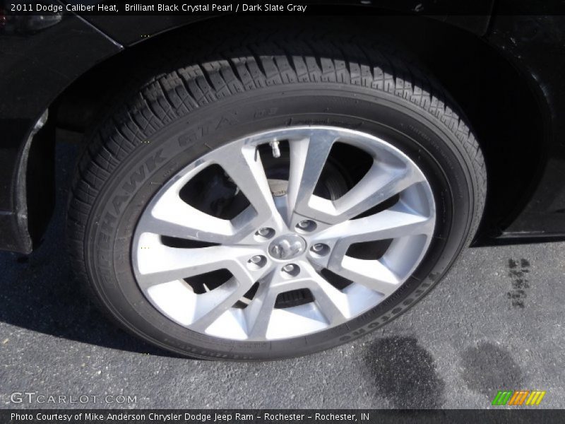 Brilliant Black Crystal Pearl / Dark Slate Gray 2011 Dodge Caliber Heat