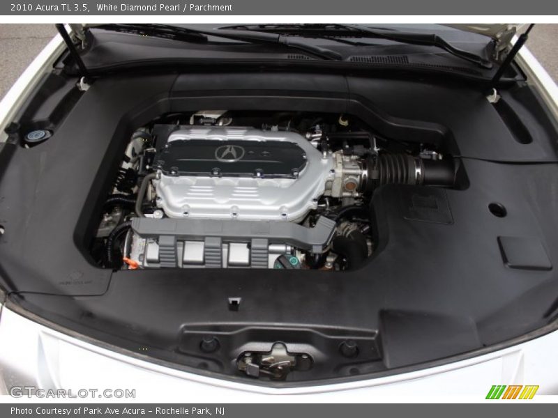 White Diamond Pearl / Parchment 2010 Acura TL 3.5