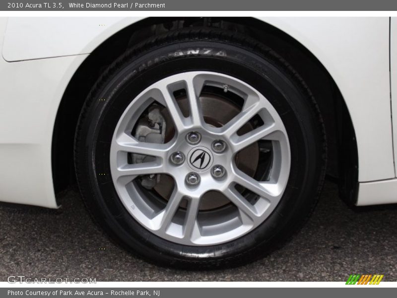 White Diamond Pearl / Parchment 2010 Acura TL 3.5